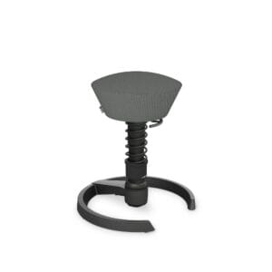 aeris swopper cura grau gestell auf gleiter schwarz