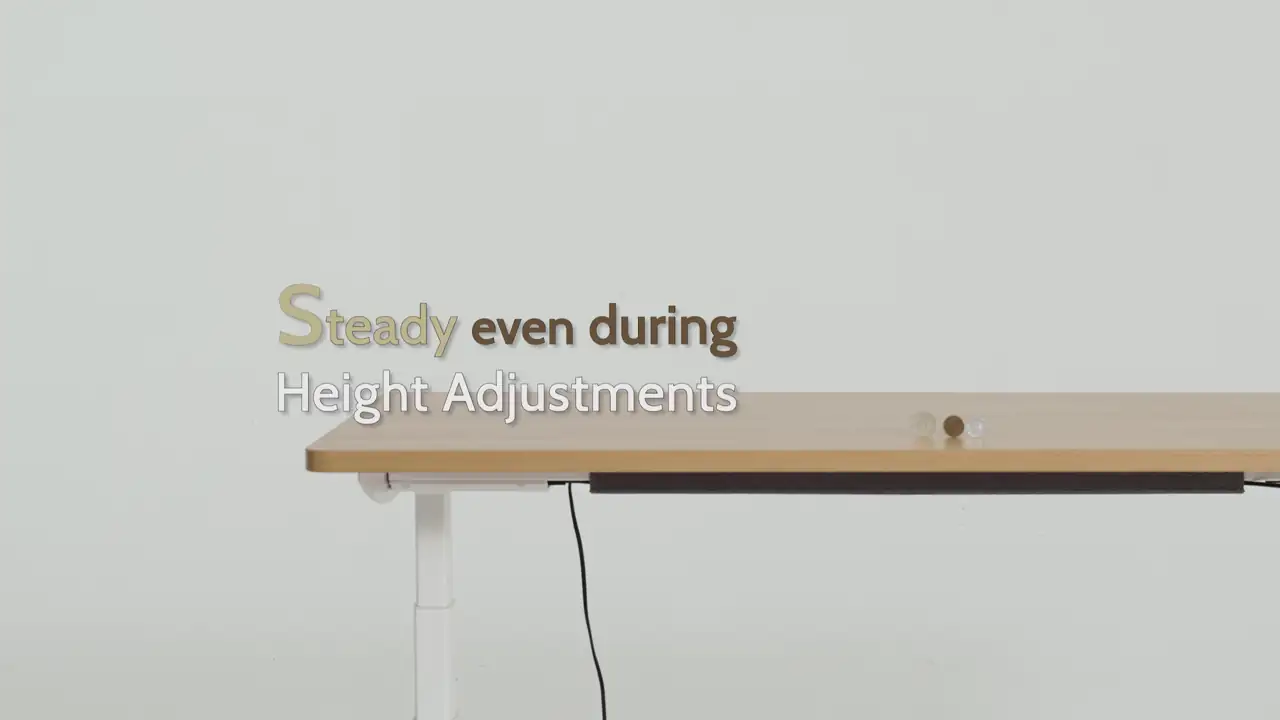 ergopoint ovalo tischgestell weiss dual motoren power hoehenverstellbarer schreibtisch loctek et270