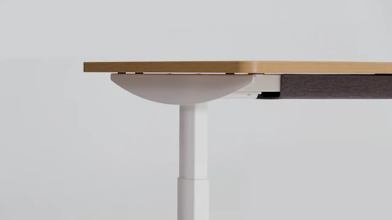 ergopoint ovalo tischgestell weiss modernes yacht design hoehenverstellbarer schreibtisch loctek et270